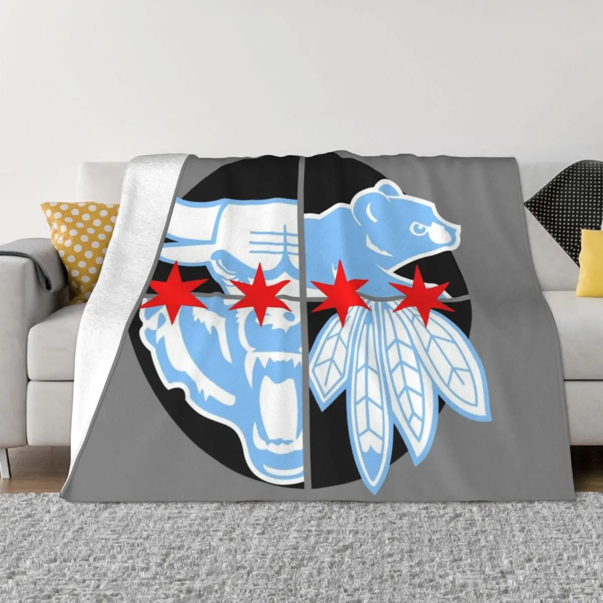 Chicago Northside Stars & Sports Throw Blanket Summer Beddings Blankets Sofas Of Decoration Blankets For Sofas Thins Blankets