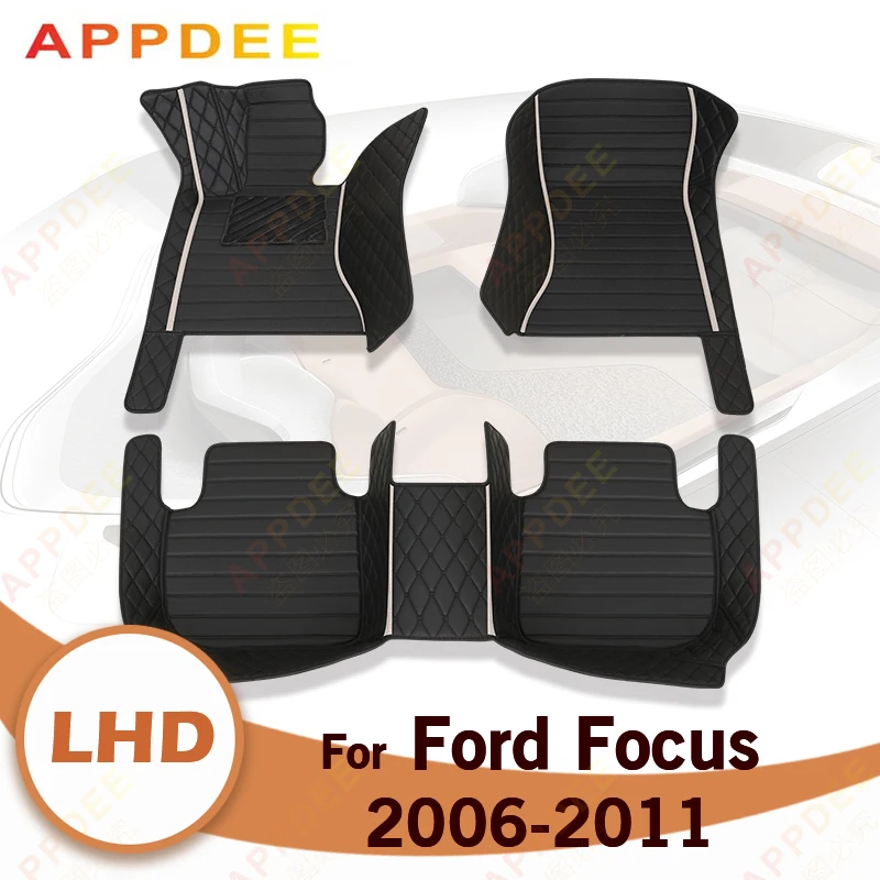 

Car Floor Mats For Ford Focus 2006 2007 2008 2009 2010 2011 Custom Auto Foot Pads Automobile Carpet Cover Interior Accessories