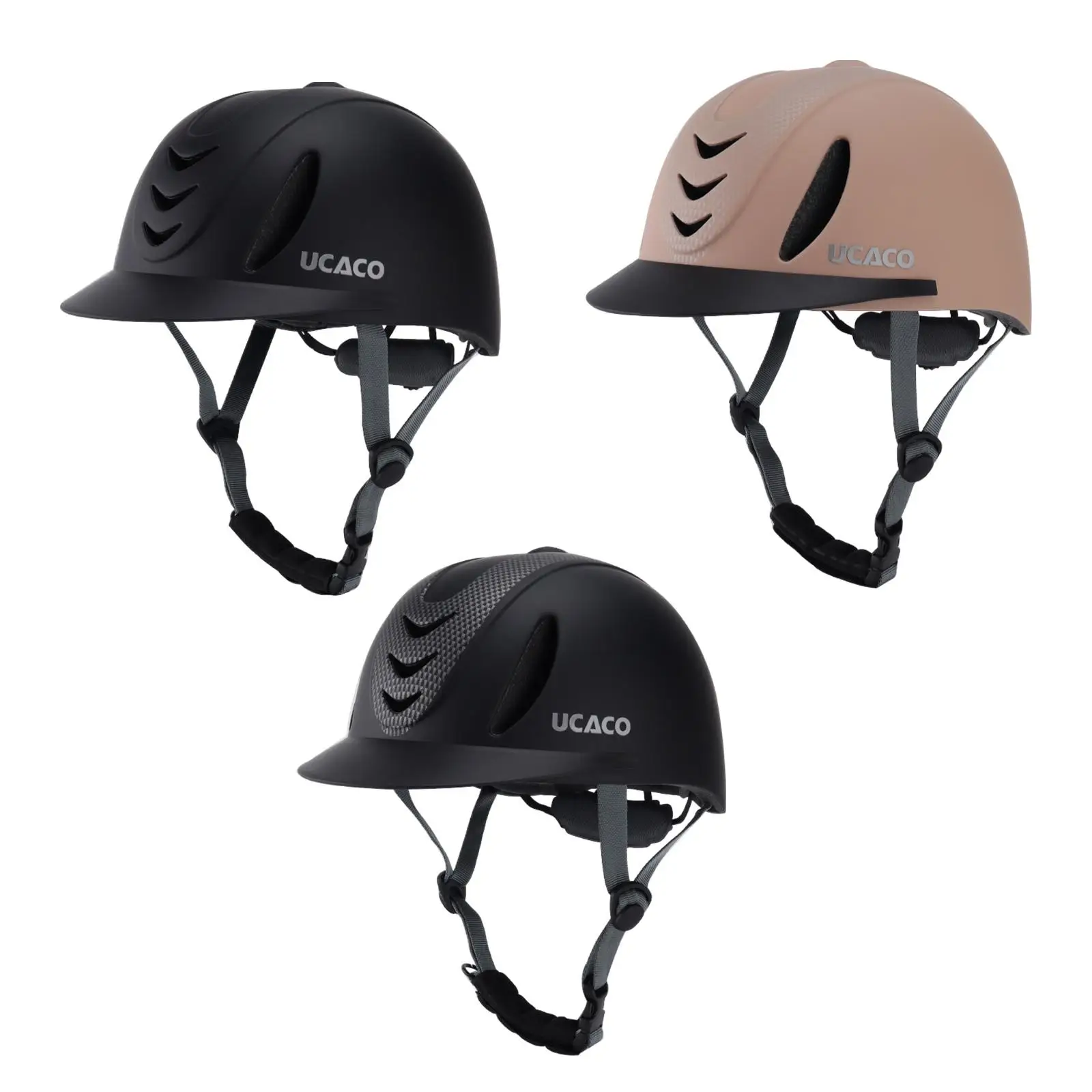 Horse Riding Helmet Breathable Bicycle Helmet Protective Gear with Removable Liner Knight Hat Comfortable for Adults Children