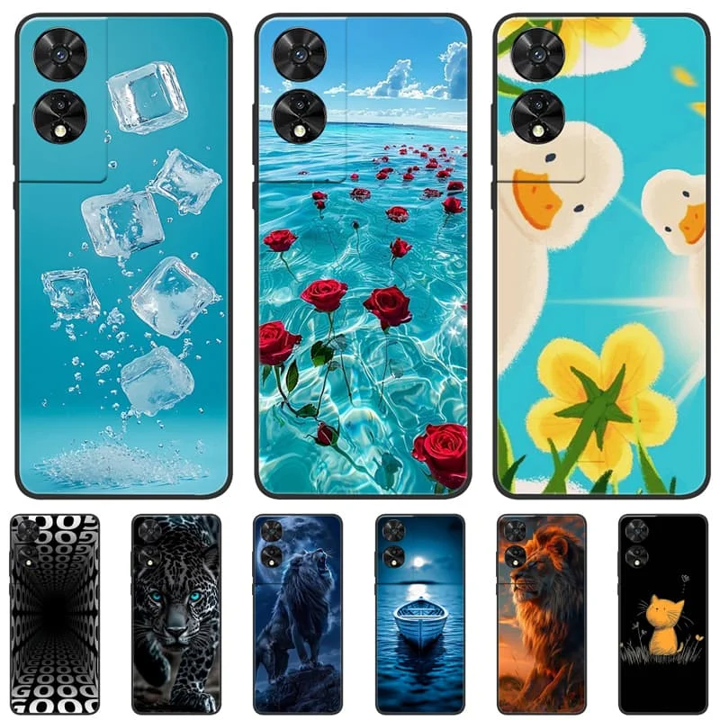 Para TCL 40 NxtPaper 4G funda trasera de silicona suave a la moda para TCL 50 SE funda de teléfono en TCL 40NxtPaper etui Fundas lindas Capas
