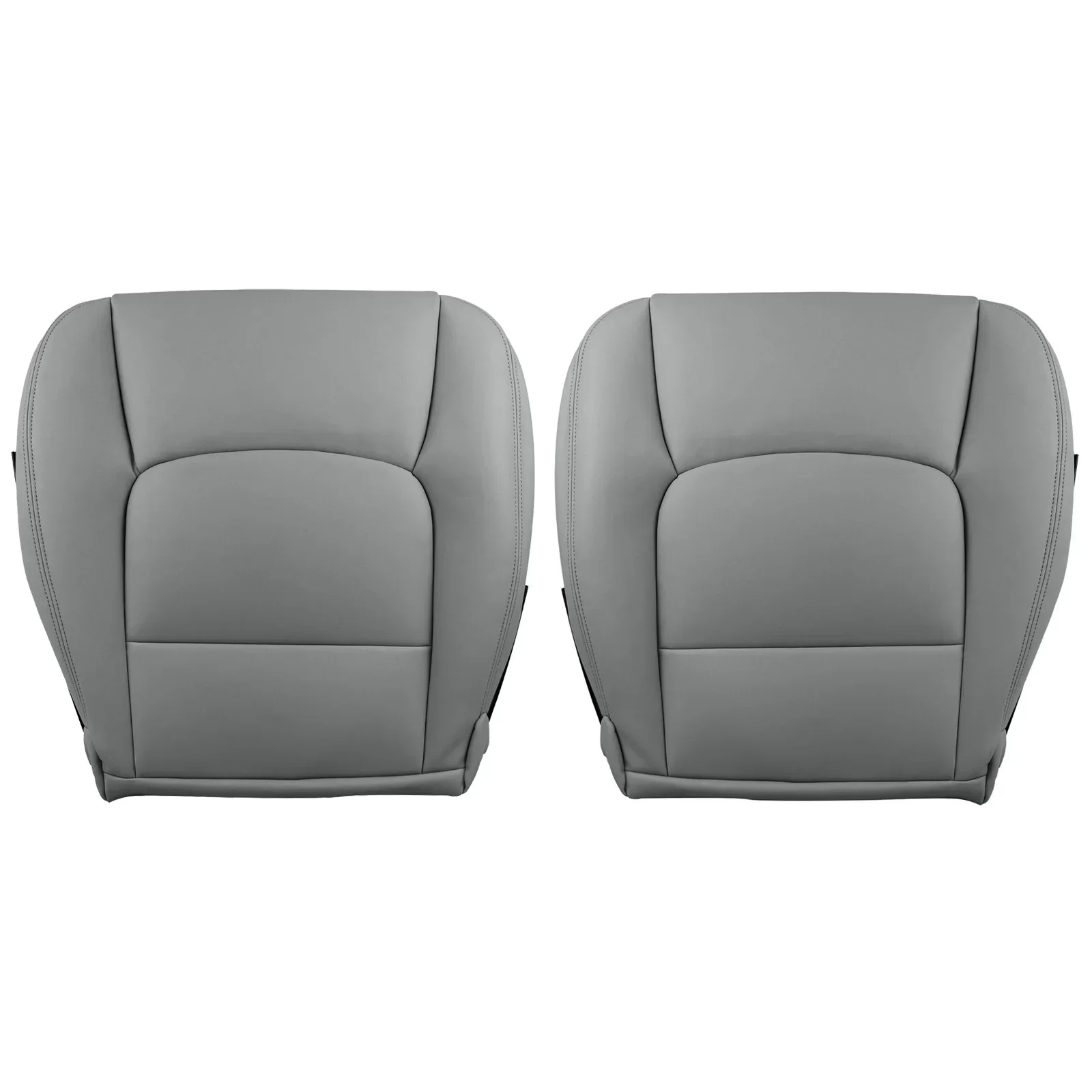 

2Pcs Car Seat Cover Mircrofiber Leather Driver/Passenger Side Bottom Seat Cover Compatible for LX470 1998-2007