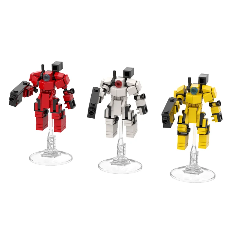 3-in-1 Armored Mini Mecha Set Robot Building Blocks Toys 246 Pieces Perfect for Kids Collectibles and Christmas Gifts