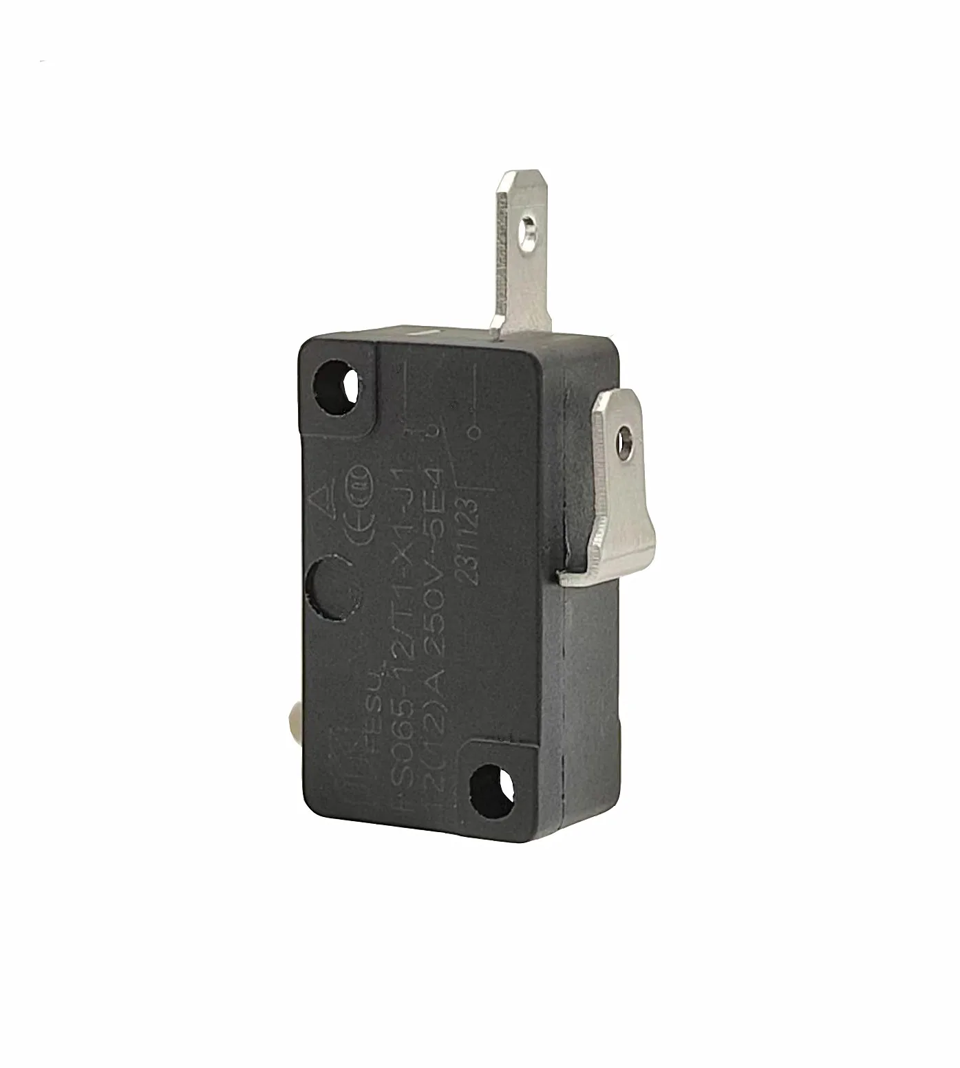 15A 250VAC micro switch with lever CE approval low operating force kw3 oz micro switch