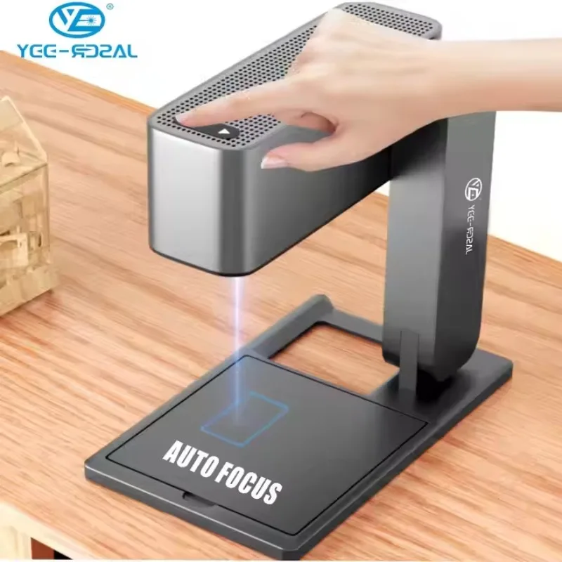 

5W Foldable High-Precision Laser Marking Machine Air Easy Operation for Mobile APP Creative Household Engraving Wood Plastic