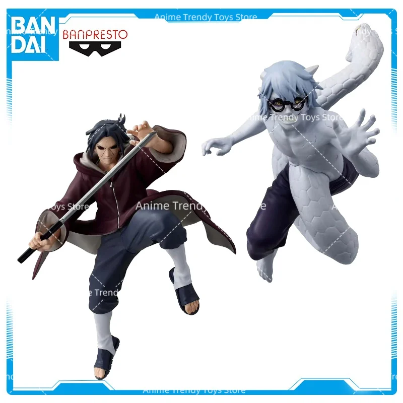 Original BANDAI Banpresto NARUTO Yakushi Kabuto Uchiha Itachi VIBRATION STARS-UCHIHA ITACHI Modelos de Anime Brinquedo Presente WY