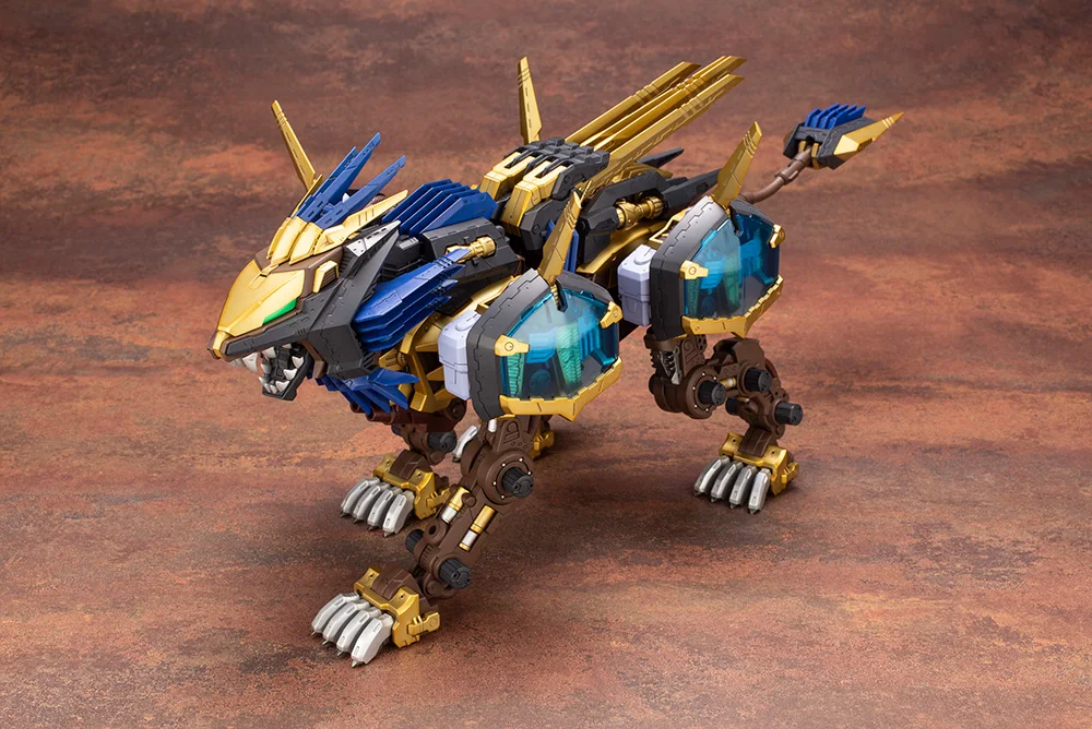 Shouwu Spot Soth Mechanical Beast HMM ZOIDS Ultimate Zero Long Tooth Lion X Assembly Model