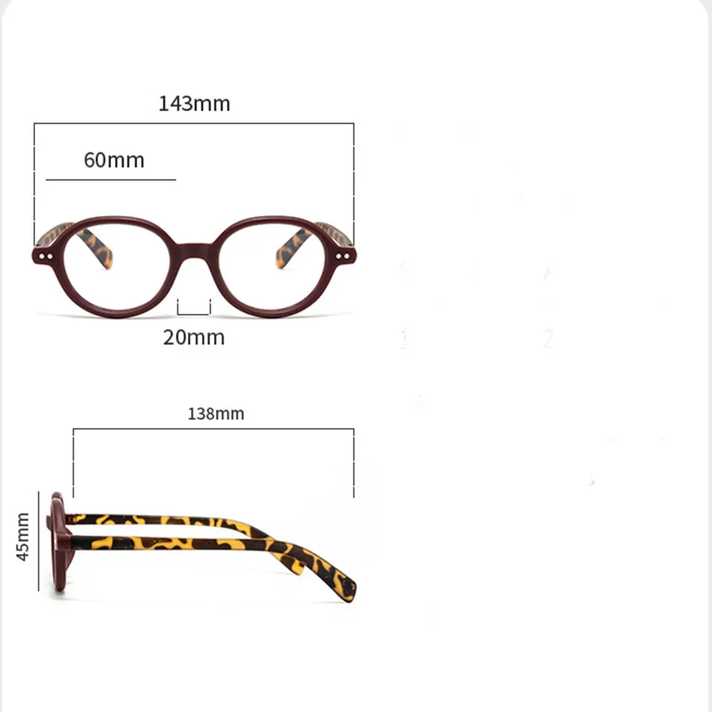 Computer Glasses Oval Eyewear Oval Glasses Blue Light Blocking Small Frame Glasses For Reading Computer Use Women