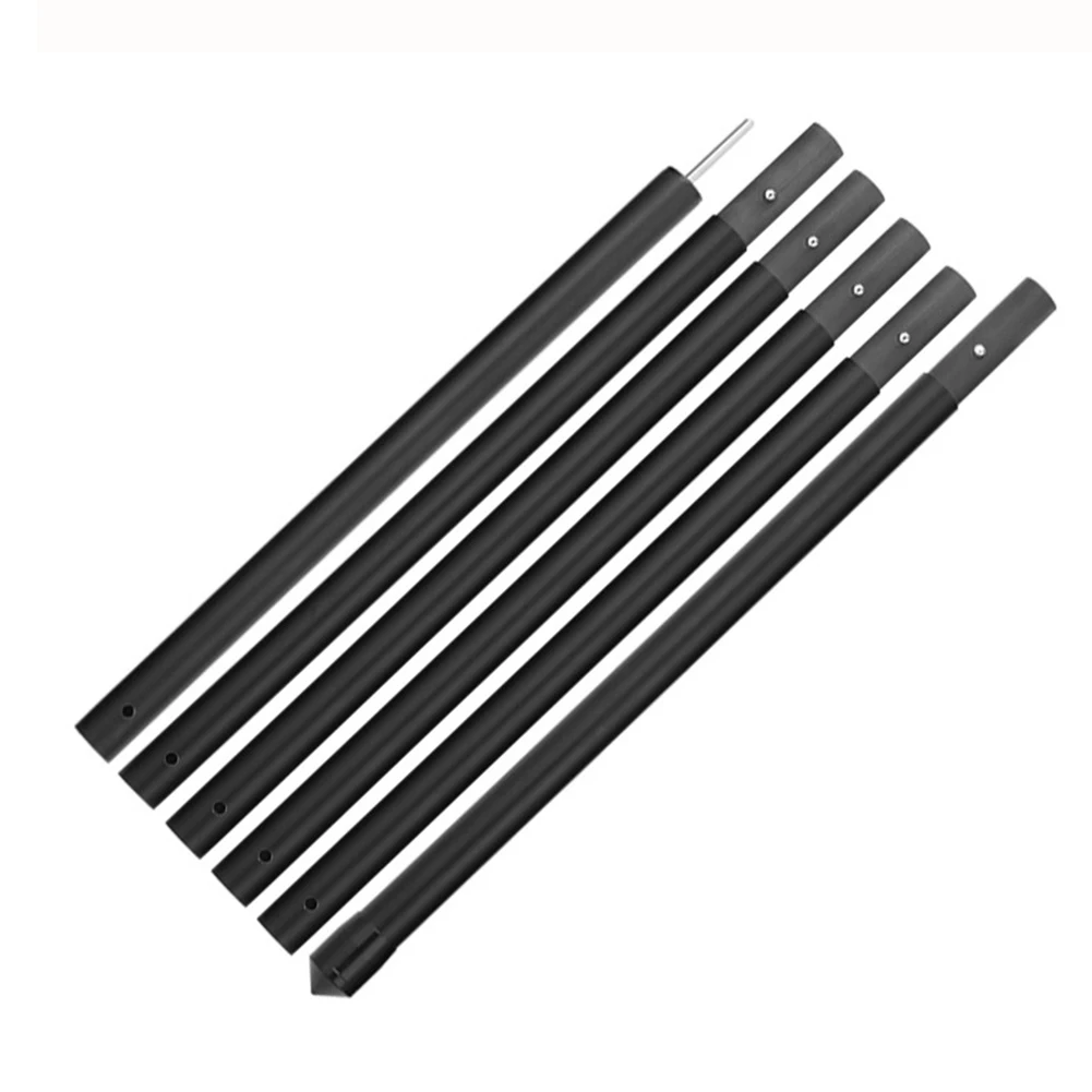 

1 Set Carbon Fiber Tarp Poles Canopy Practical Adjustable Rods Tent Tarps Replacement For Awning Outdoor Camping Accessories New