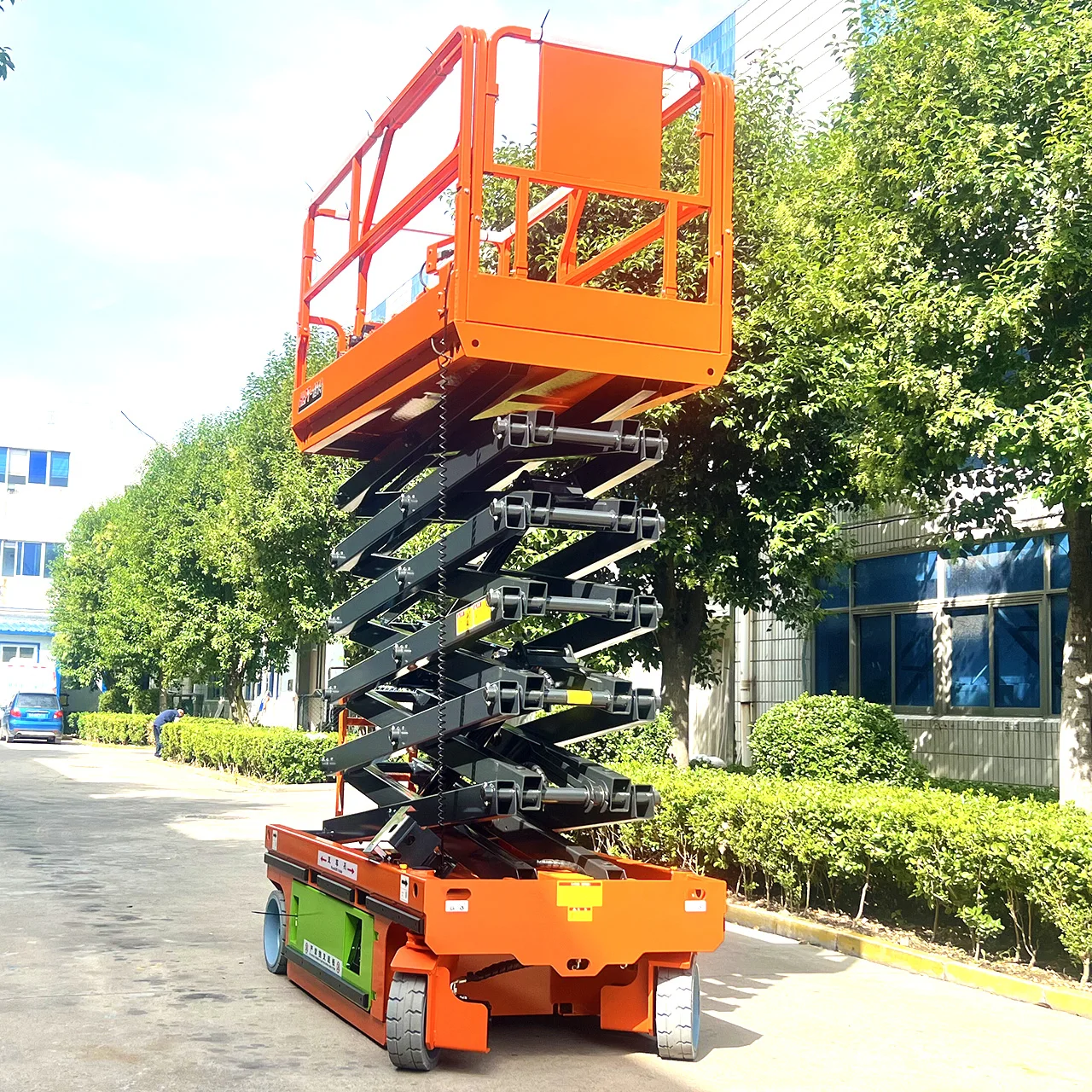 CE ISO 4 6 8 10 12 14 15 16 18m Aerial work platforms, manual mobile scissor lifts, mobile lifts