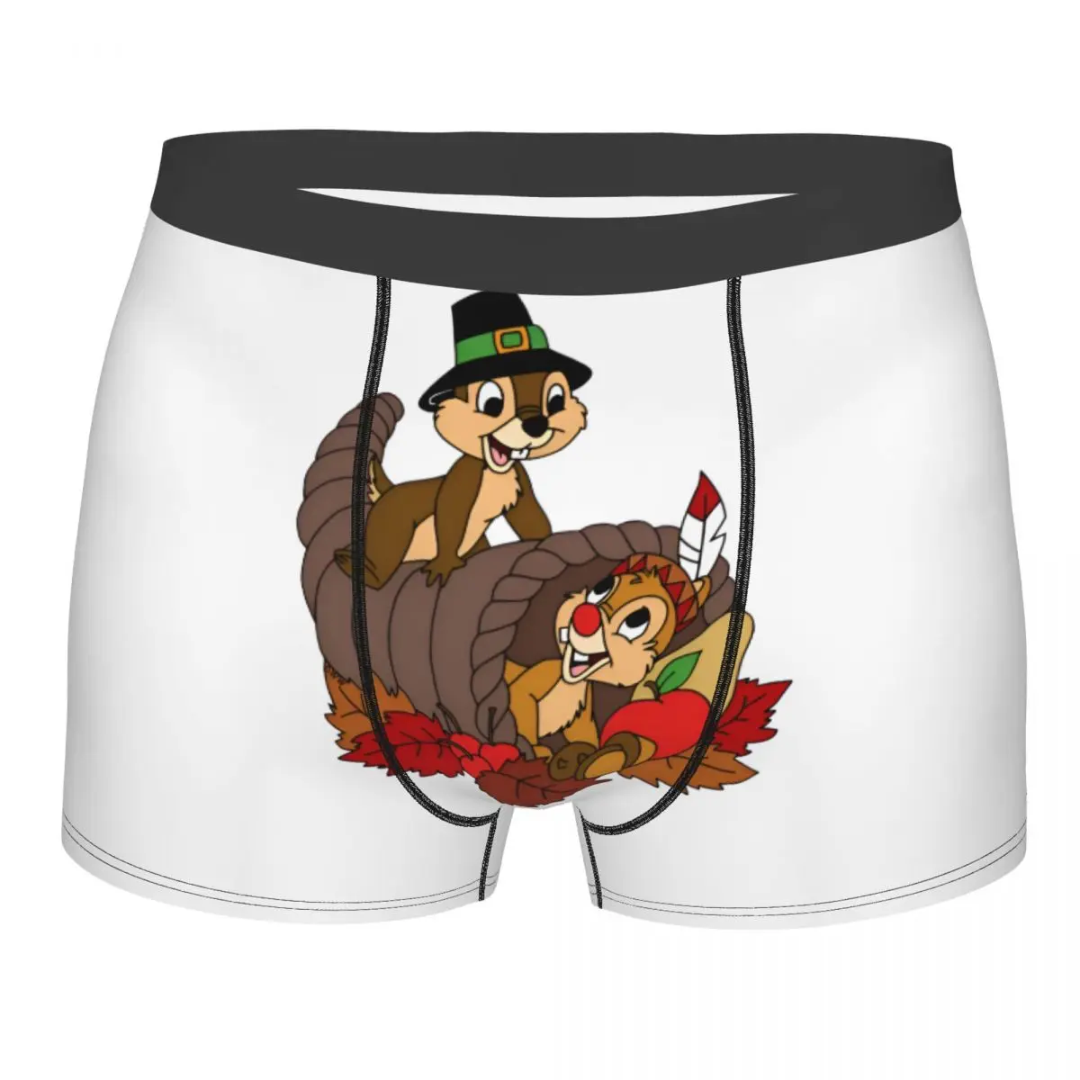 

Custom Funny Cartoon Chip And Dale Boxers Shorts Mens Briefs Underwear Novelty Underpants