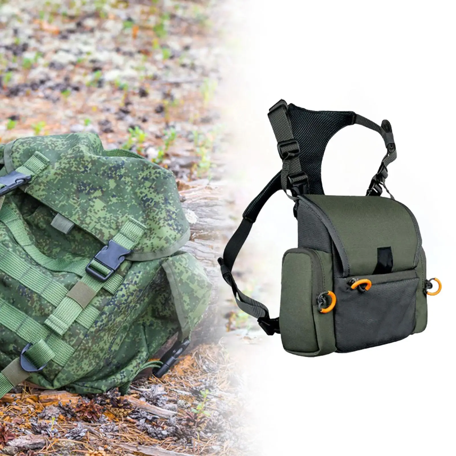 حقيبة تخزين متعددة الجيوب وحزام صدر مجهر وحقيبة بينو متعددة الوظائف