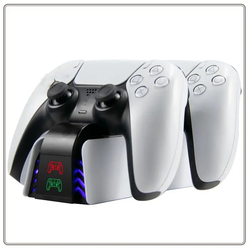Reliable-Suitable For Ps5 Controller Fast Charging Dual Charging Base Game Controller Stand Charging Game Parts,Suitable For Ps5
