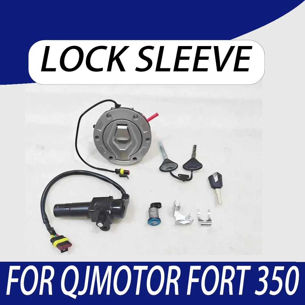 

Motorcycle Fuel Tank Cap Lock Ignition Switch Lock Set Seat Lock Set With Keys For QJMOTOR FORT 350