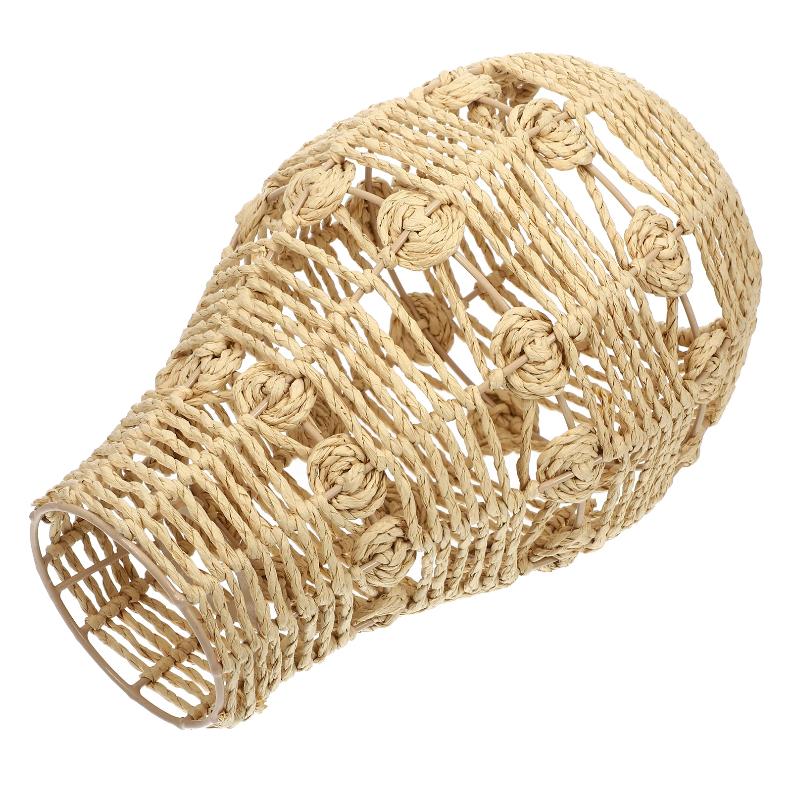 

Плетеный абажур для потолочного подвесного светильника, абажур в стиле фермерского дома, рустик, сменный плетеный абажур для декора, плетеный светильник