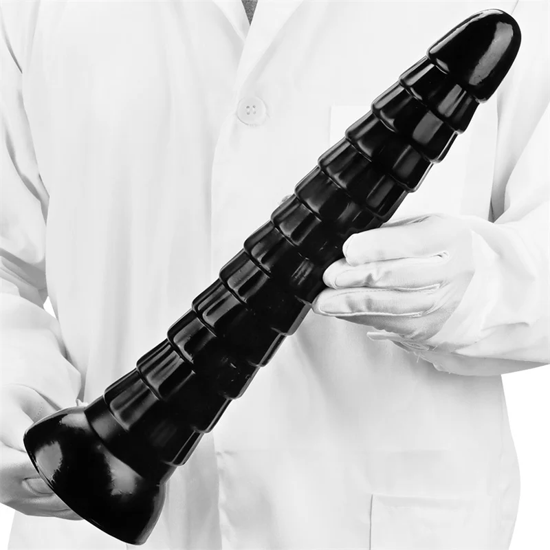 Overlength Anal Plug Dildo กระตุ้นทวารหนักช่องคลอดยาว ButtPlug อวัยวะเพศชายใหญ่พร้อมถ้วยดูดเพศของเล่นสําหรับผู้หญิงผู้ชาย ...