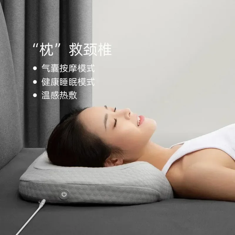 

AI Intelligent Cervical Massage Sleep Pillow Airbag Electric Massage Warm Heat Apply Cervical Shoulder and Neck Repair Pillow