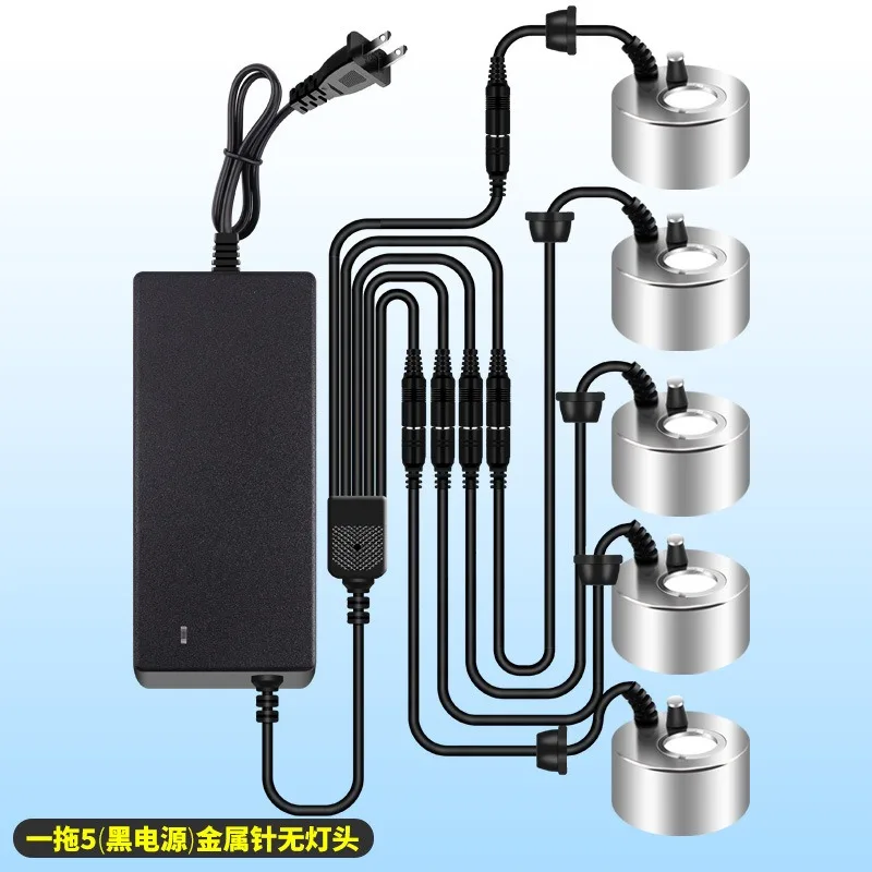 1/2/3/4/5 Head Stainless Steel Ultrasonic Mist Maker Fogger For Pond Rockery Landscape DIY Fog Effect