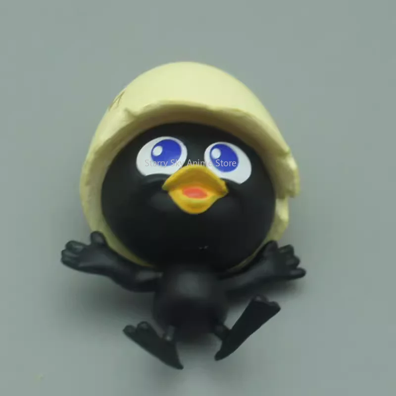 3cm Cartoon Italy Chick Calimero Action Figure Doll PVC Kid Collection Model Toy