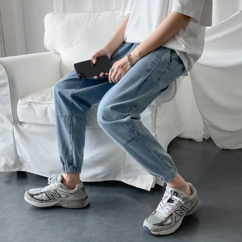 

Cargo Man Cowboy Pants Harem Washed Stacked Y 2k Vintage Trousers 2025 Fashion Goth Retro Designer Trend Wide Leg Jeans for Men
