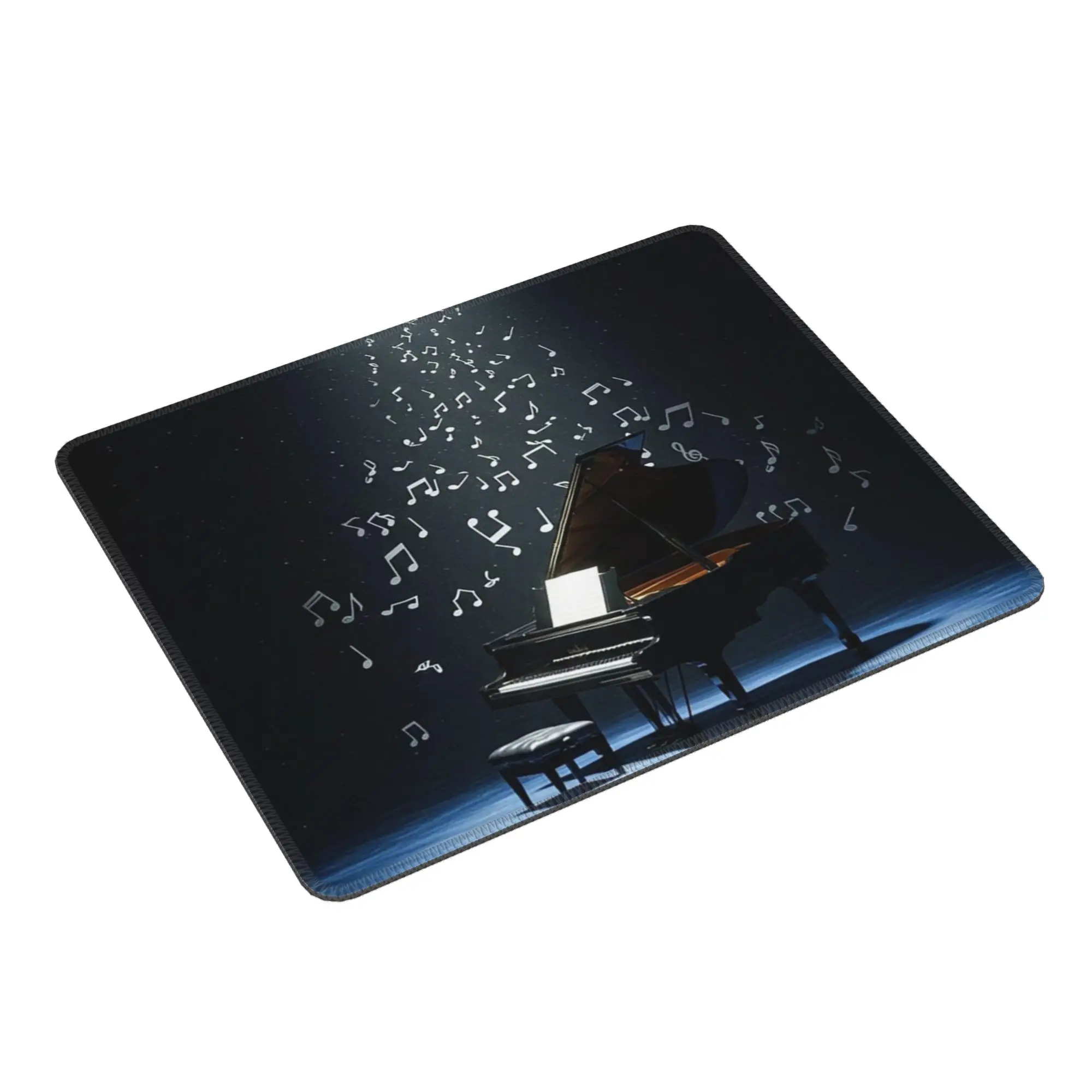 Musical Instrument Piano Music Notes Mouse Pad Computer Keyboard Mouse Mat Gaming Laptop Desk Mat Office Accessories Table Mats