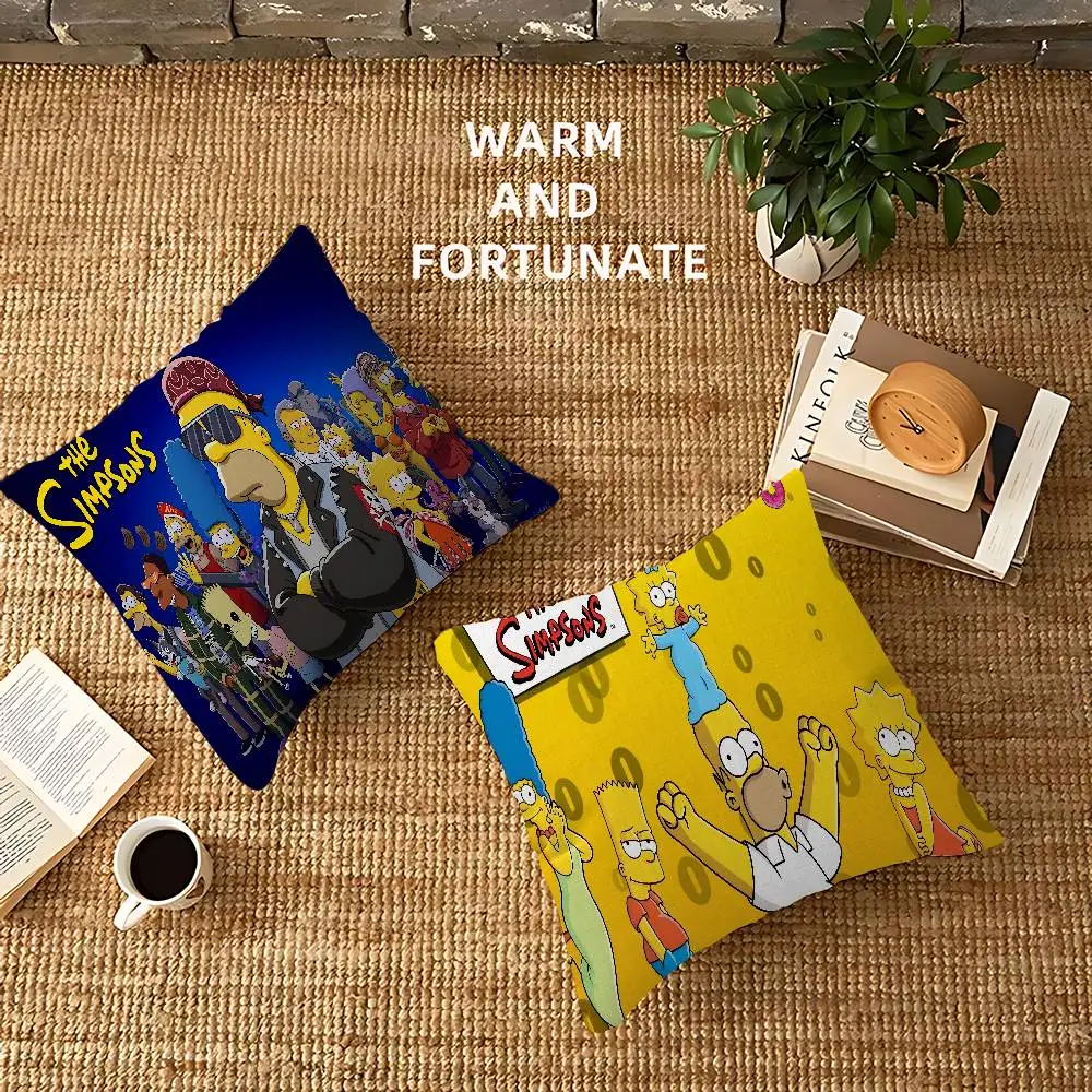 S-Simpson وسادة هدية ديكور المنزل والمكتب غرفة نوم أريكة غطاء وسادة السيارة 45x45 #5