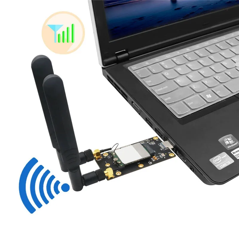 IoT M.2 to USB3.0 4G5G通信モジュール開発およびテストアダプターボード デュアルNANO SIMカードスロット