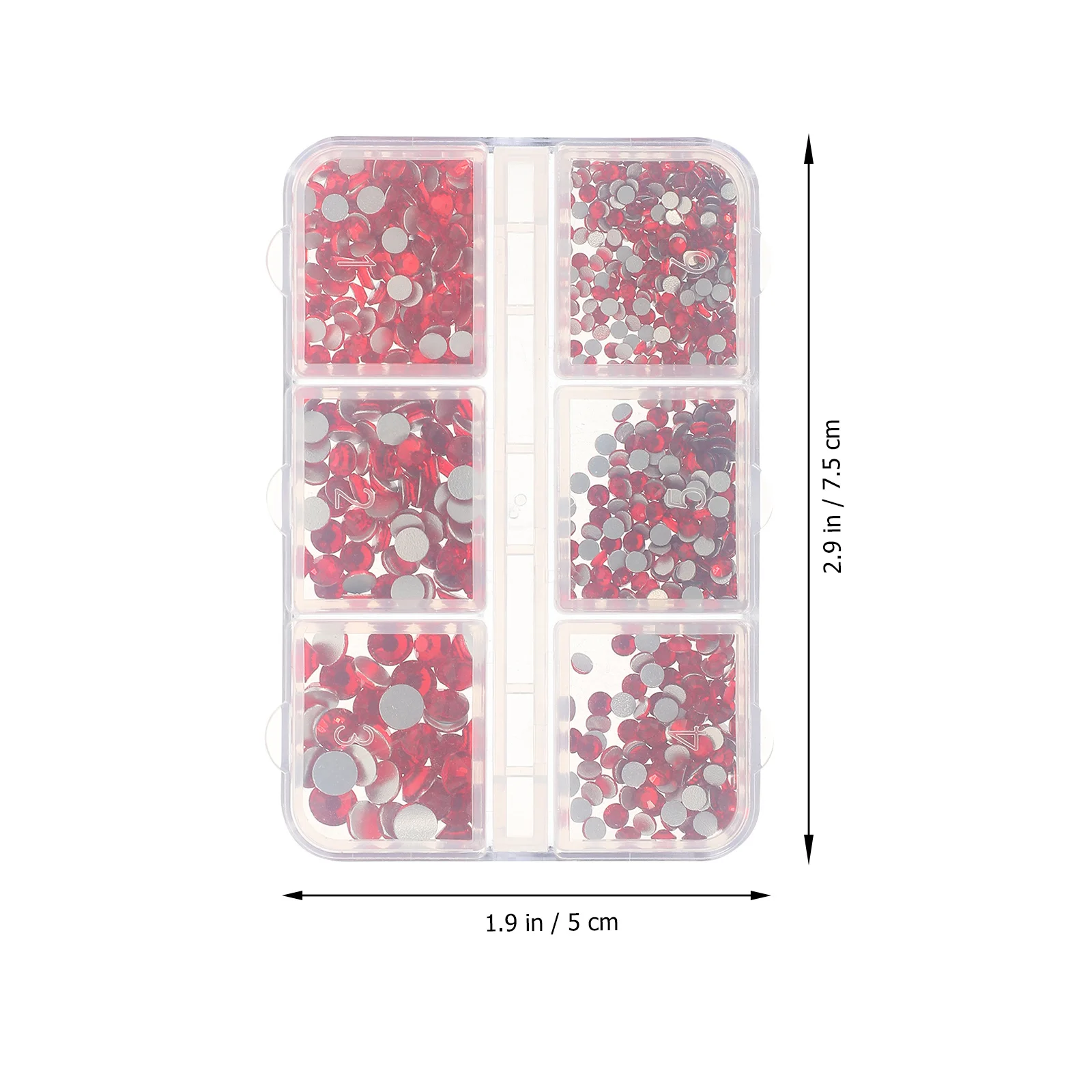 สติกเกอร์ติดเล็บแบบกล่อง 1 กล่อง ลายเจาะน้ำ แบบแบน สำหรับตกแต่งเล็บ ทำเล็บ ตกแต่งเคสมือถือ งานฝีมือ และอุปกรณ์ตกแต่ง