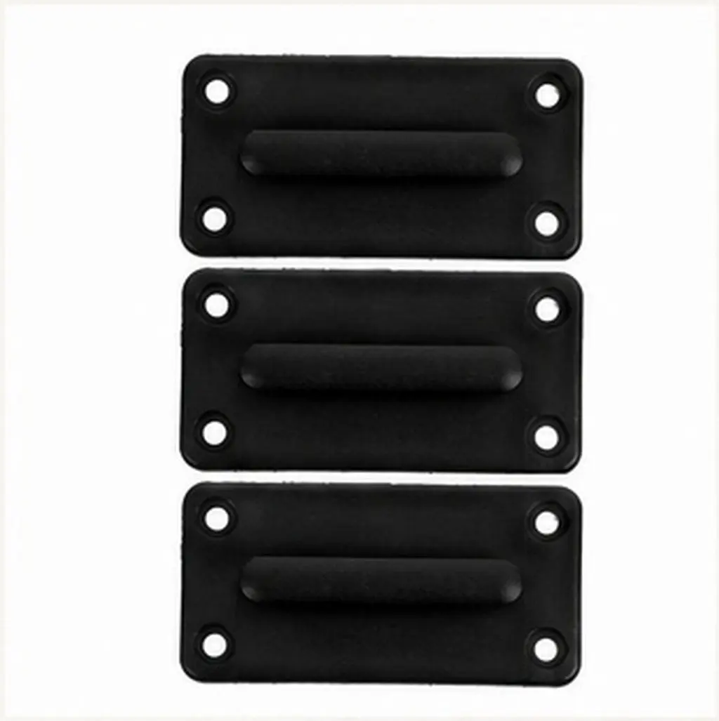 3Pcs Retractable Belt Receiver for Wall Plastic Belt Wall Receiver Replacement with Easy Installation Modern Look for Safety