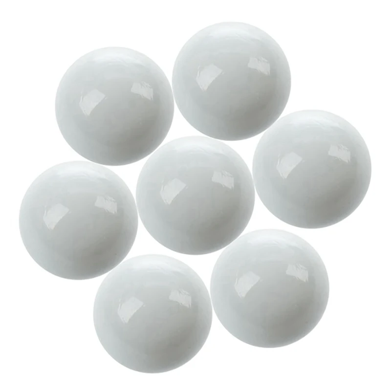 100 Pcs Marbles 16Mm Glass Marbles Knicker Glass Balls Decoration Color Nuggets Toy Black And White