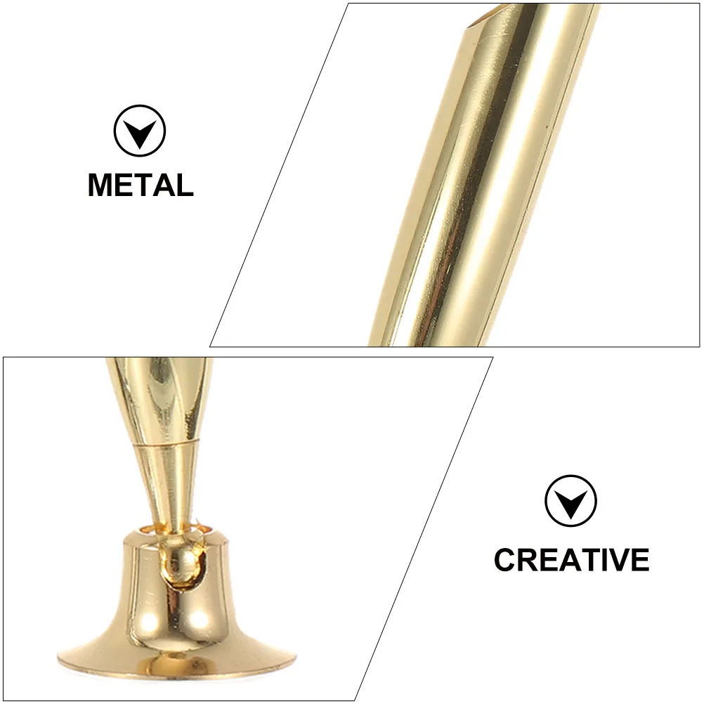 

4pcs Retro Quill Holder Vintage Stand Sturdy Ink Rest for Office Pencil Holder Creative Pen Stand Quill-pen