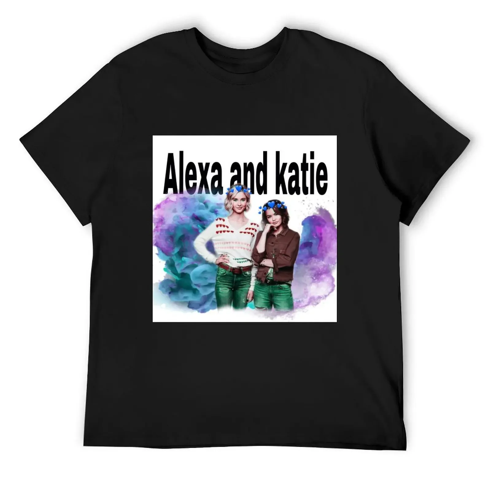 Alexa and katie T-Shirt vintage clothes anime aesthetic clothes Aesthetic clothing workout shirts for men