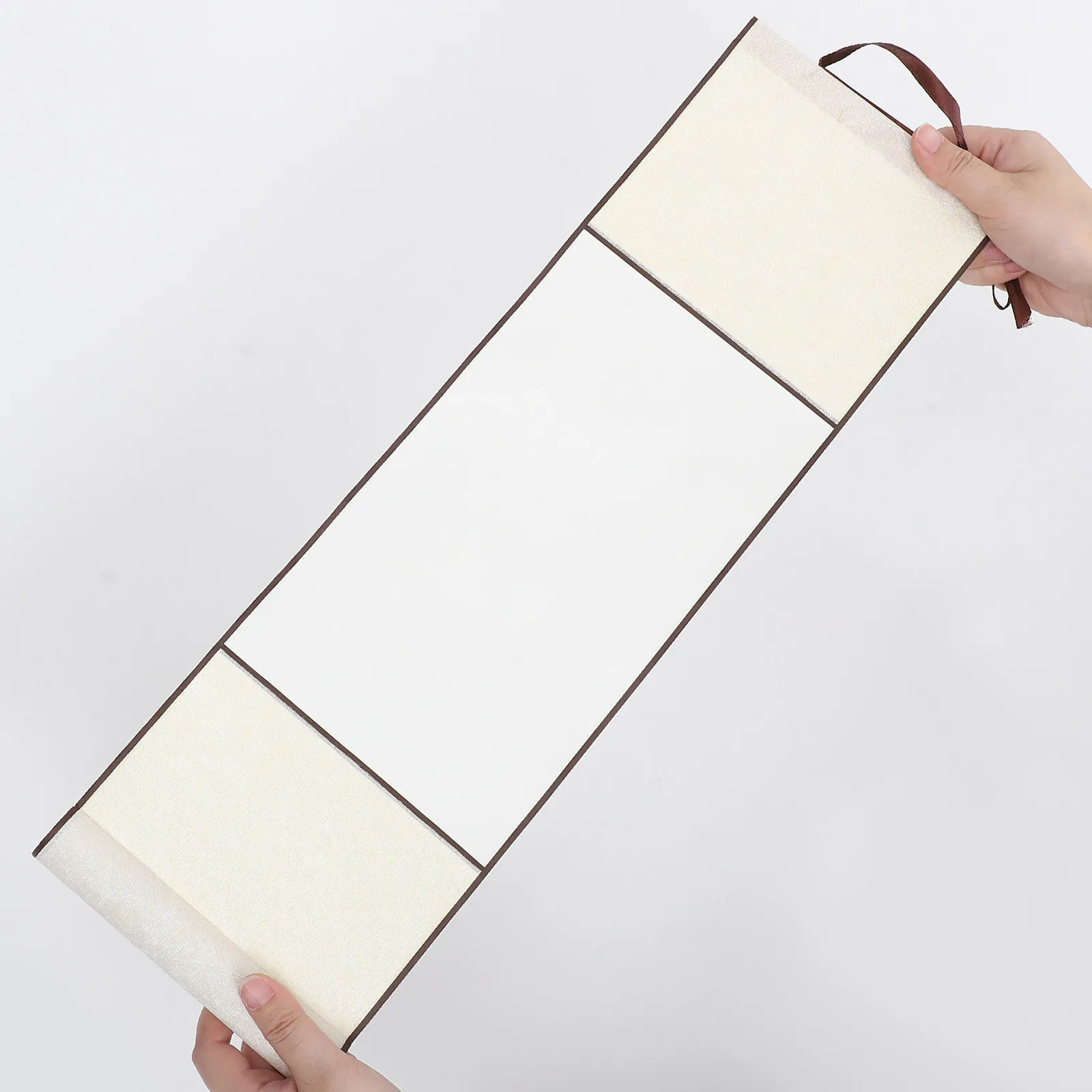2Pcs Blank Rice Paper Scroll For Bedroom Wall Decor Chinese New Year Decor Hanging Writing Painting