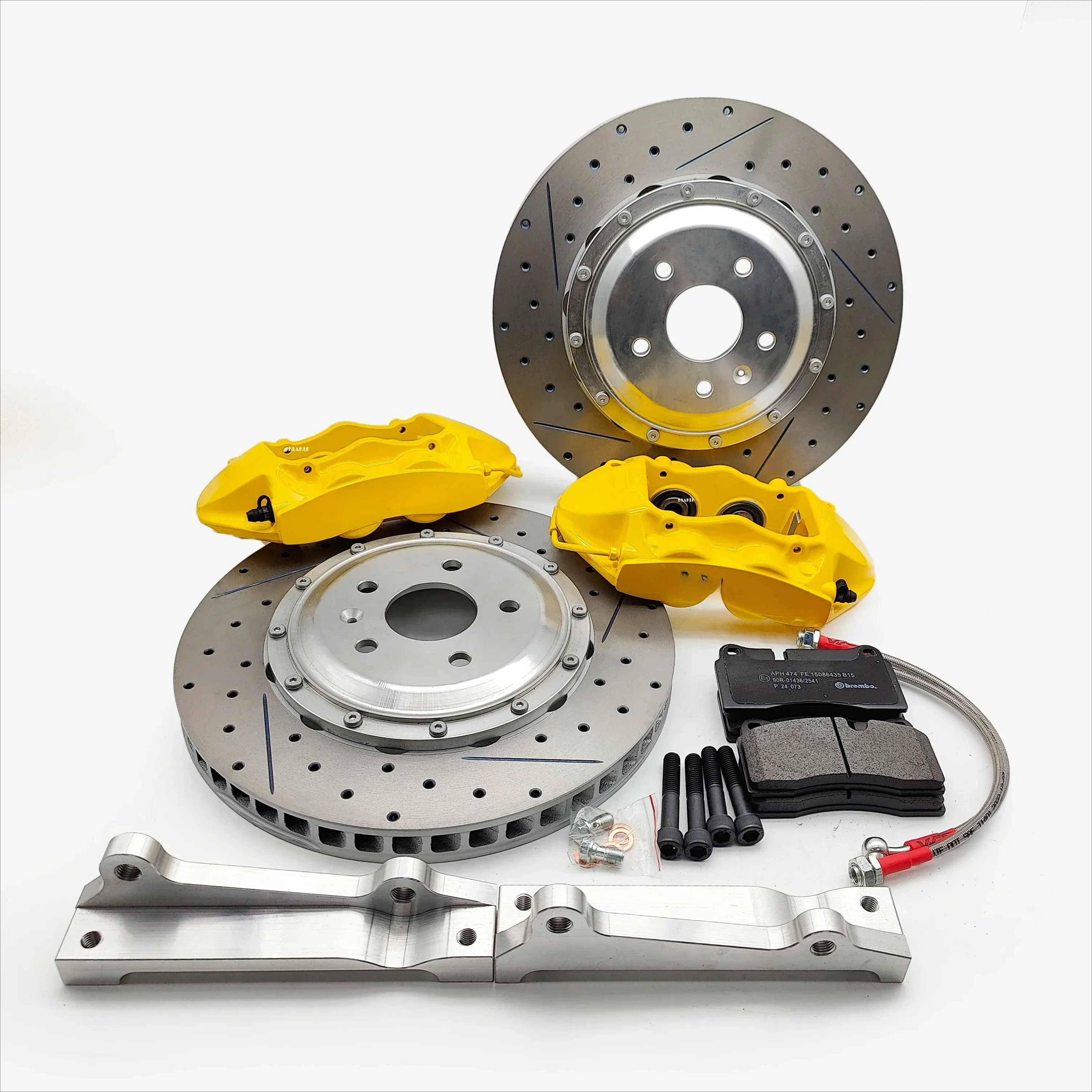 

CHKJ KLAKLE Aluminium Brake Caliper Big Brake Kit GT4 4 Big Pistons For Jeep Wrangler Rubicon