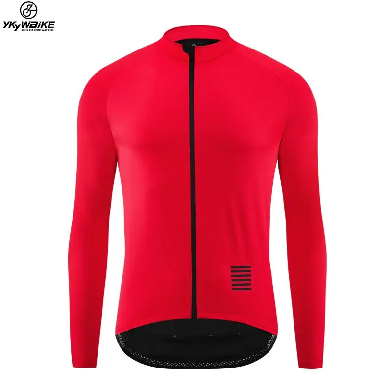 YKYWBIKE Großer Rabatt Winter Herbst Radfahren Jersey Mann Frau Fahrrad Langarm Jacke Thermische Rennrad Kleidung 50% Rabatt – Detail 6