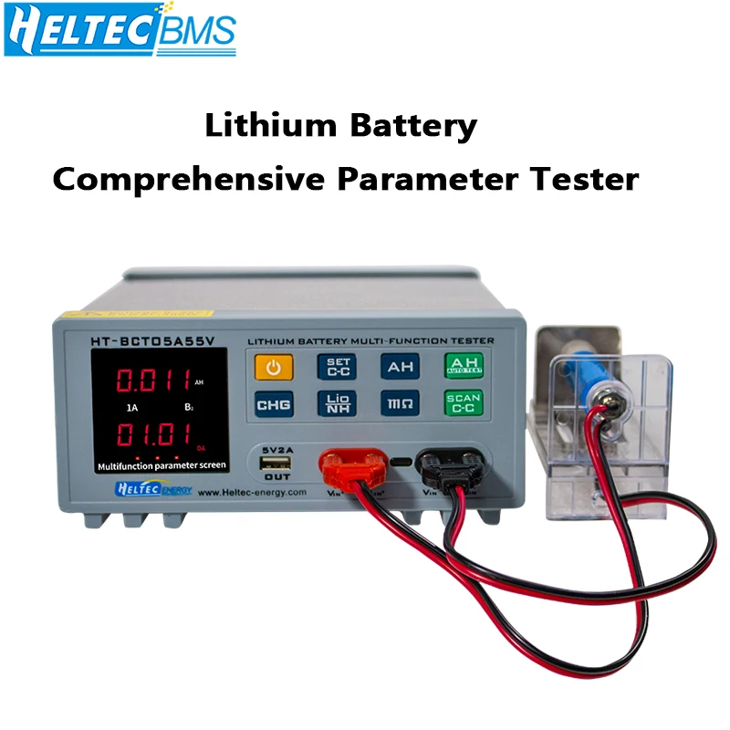 Heltec Lithium Battery Multi-function tester 55V/84V for 18650126650/32650/LiFePO4 voltage/capacity/internal resistance ect