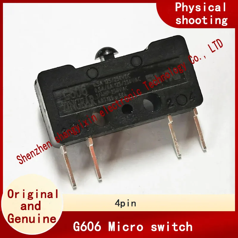 

G606 Silver contact 4 pin 1 Open 1 close mechanical travel equipment limit auto tool electric push rod microswitch