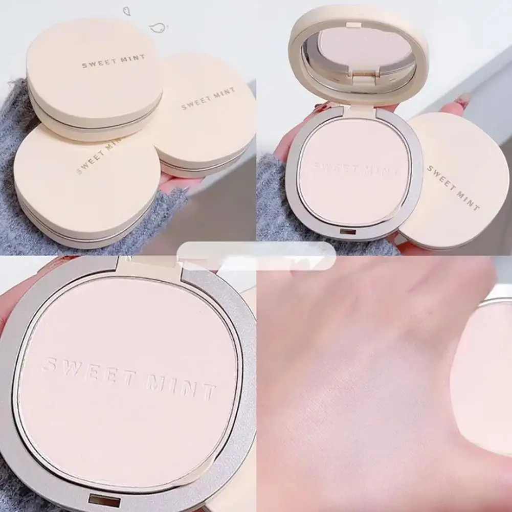 Transparent Pressed Powder Waterproof Lasting Oil Control Makeup Full Cosmetics Foundation Face Compact Powder Setting Cove R5R4