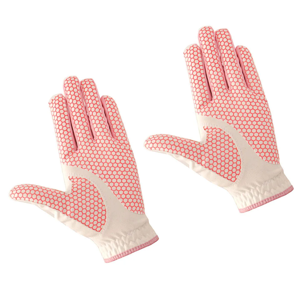 

1 Pair Women'S Golf Breathable Sweat-Absorbing Non-Slip Protective For Outdoor Golfing Training Golfing Gloves Woman Golfer