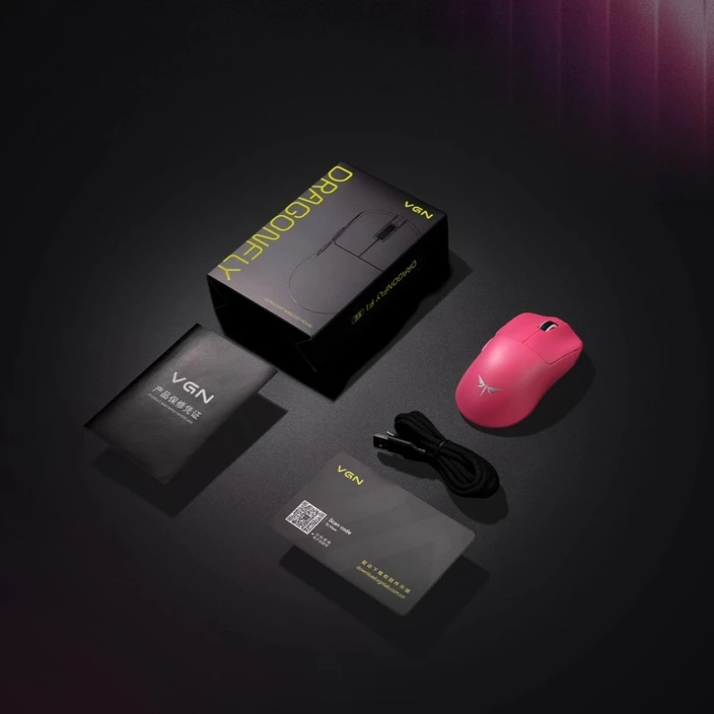 VGN F1SE Kabellose Bluetooth-Maus, Tri-Modus, leicht, PAW3311, lange Akkulaufzeit, Büro-E-Sport-Gaming-Maus für PC-Zubehör