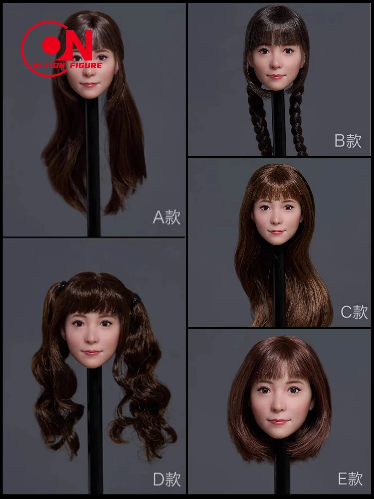 Z6TOYS ZC013 1/6 Island Country Girl Xiaoyou Head Sculpt Movable Eyes Head Carving Fit 12'' Female Soldier Action Figure Body