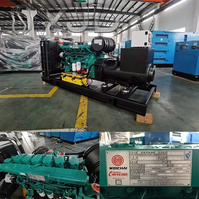 YJD Jiangsu Factory Weichai Series WP4D108E200 100kw 125kva 50/60Hz Auto Start Open Frame Diesel Generator with ATS