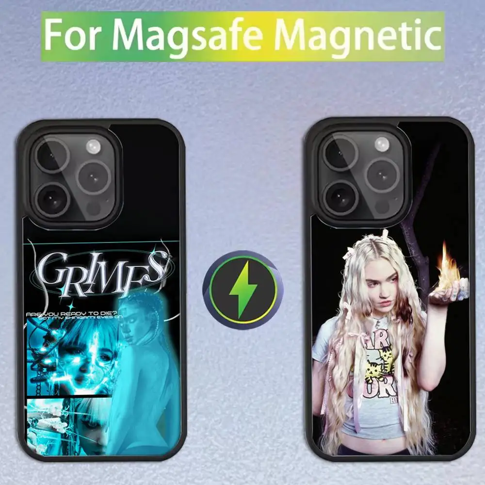 

G-Grimes Miss Anthropocene Phone Case For iPhone 17,16,15,14,13,12,11,Pro,Max,Plus,Mini,SE4,E For Magsafe Wireless