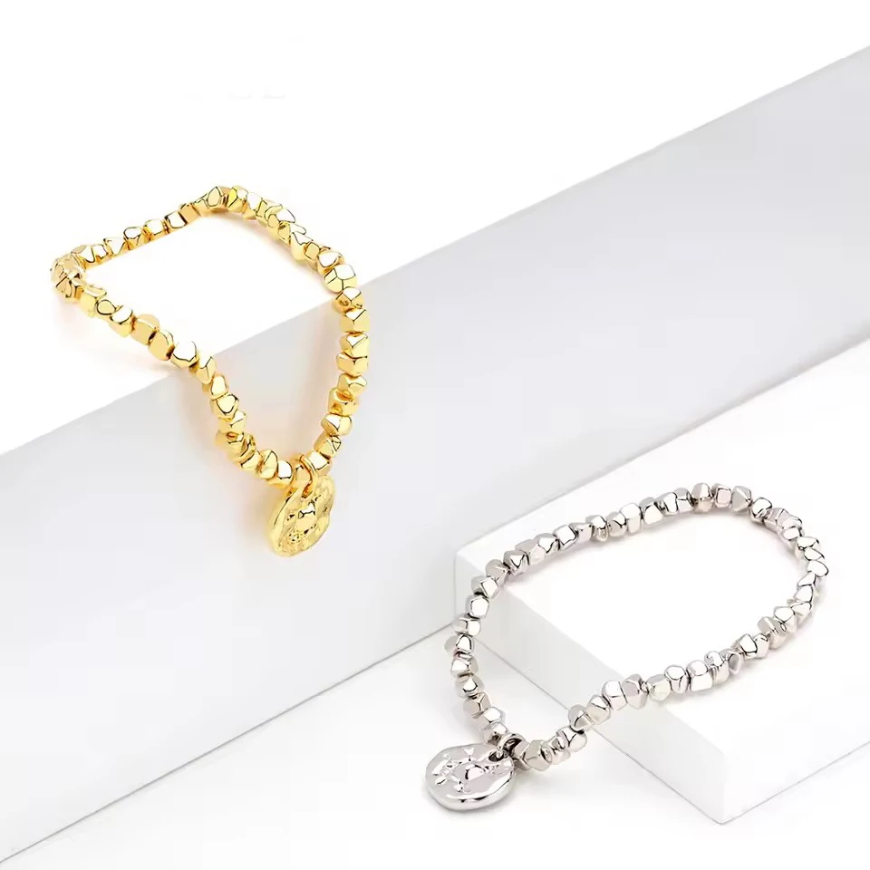 Trendy Unique Irregular Particles Bracelet For Women's 18K Gold Plated Fashion Party Pulseras OEM/ODM Jewelry Manufacturer