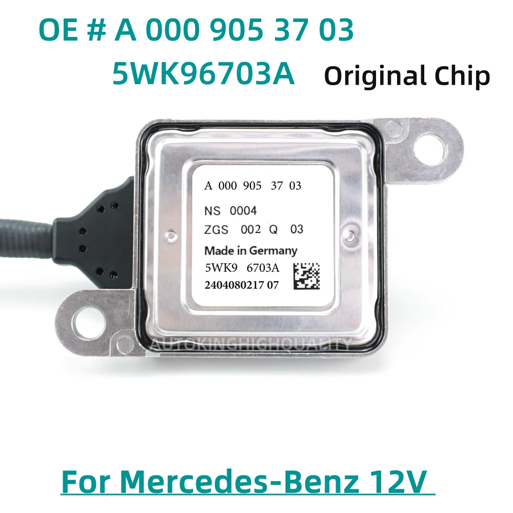 ไนโตรเจนออกซิเจนเซนเซอร์ NOX 5WK96703A A0009053703 สําหรับ Mercedes-Benz R231 SL350 SL400 M276 5WK96703C 0009053703