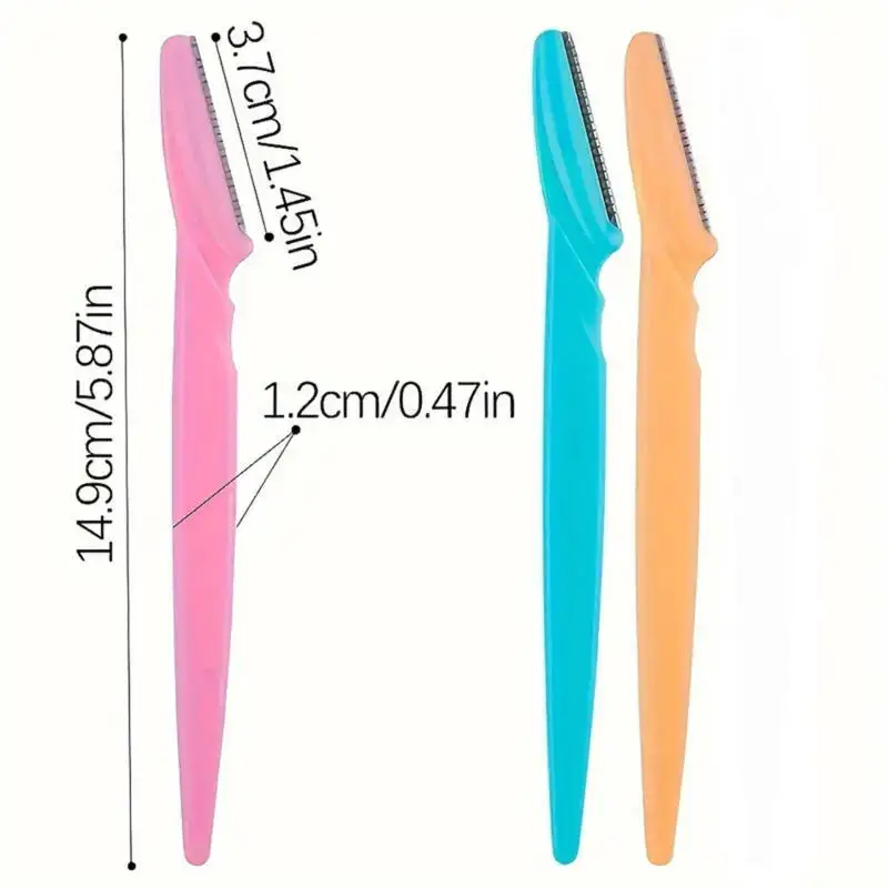5/10Pcs Eyebrow Trimmer Blade Shaver Portable Face Razor Eye Brow Epilation Hair Removal Cutters Safety Razor Woman Makeup - Detail 1