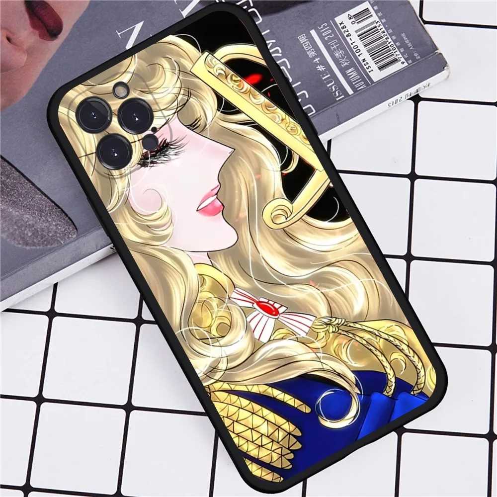 The Rose Of Versailles Phone Case For iPhone 14 11 12 13 Mini Pro XS Max Cover 6 7 8 Plus X XR SE 2020 Funda Shell