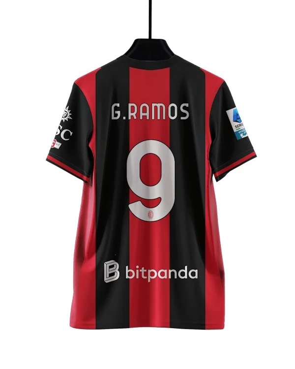 2026 New Milan Player 3D Printed Jersey Men Summer Short-sleeved T-shirt Breathable Quick Drying Streetwear Clothing Unisex