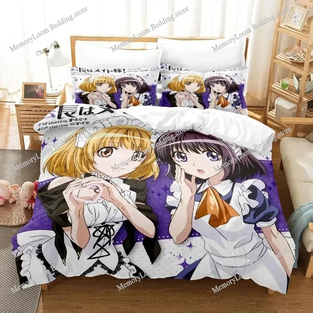 

Anime Kaichou wa Maid-sama Usui Takumi Misaki Bedding Set Boys Girls Twin Queen Size Duvet Cover Pillowcase Bed Kids Adult