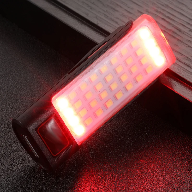 

MINI Rechargeable LED Flashlight Worklight Keychain Light Camping Lamp Easy To Carry Multiple Lighting Modes Waterproof Material