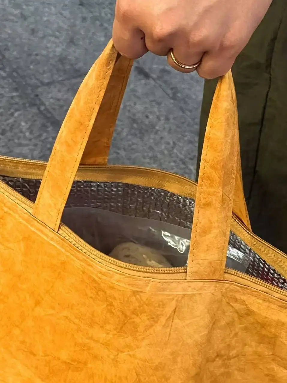 

Термальная бумажная сумка для обеда Krt, изолированная сумка из алюминиевой фольги для работы и школы, студенческие женские портативные пикники...